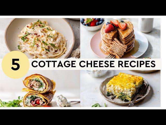 COTTAGE CHEESE RECIPES | easy, healthy protein-packed!