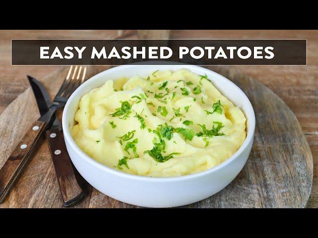 Mashed Potatoes | Easy mashed potatoes recipe