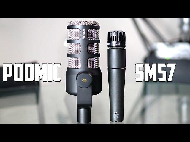 Rode PodMic vs Shure SM57 for Podcasting or Voice Over Applications