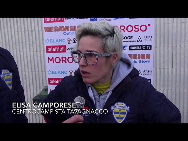 Elisa Camporese post Pink Bari-Tavagnacco 1-0