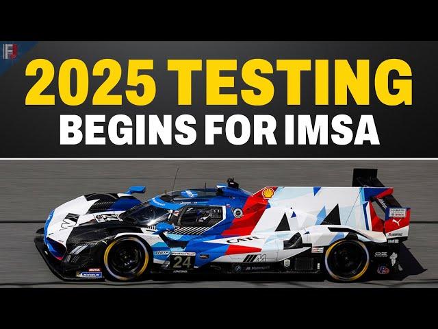 IMSA Completes FIRST 2025 Testing Event at Daytona