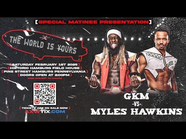 FULL MATCH - "The Phoenix" GKM vs Myles Hawkins: PPW The World Is Yours February 1, 2025