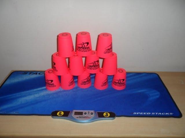 AMAZING WSSA OFFICIAL SPEED STACK PINK CUPS + BRANDED BAG CUPS COUNTER