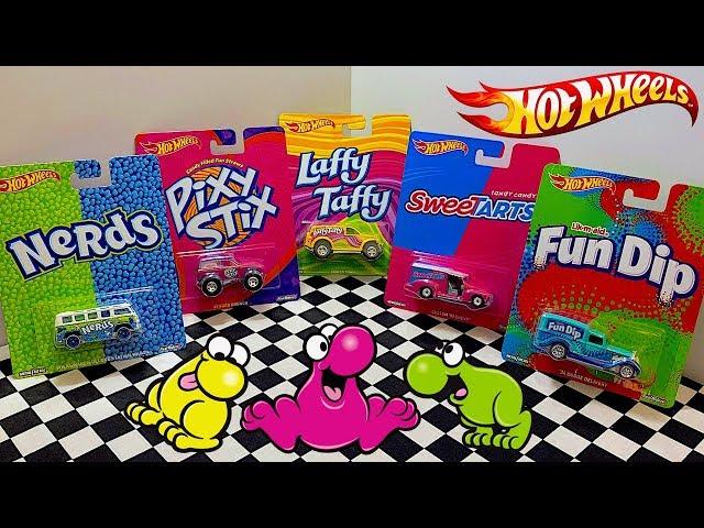 Unboxing Sweet Hot Wheels Candy Vehicles!