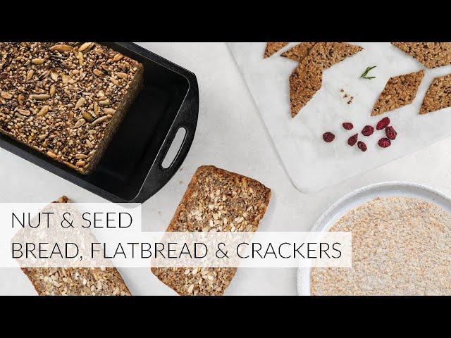 Superfood Bread, Flatbread & Crackers | No Grains, No Eggs, No Dairy | Keto