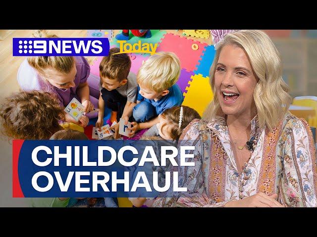 Push to drastically overhaul Australia's childcare sector | 9 News Australia