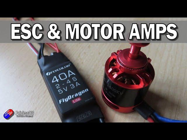 Can I use an ESC with a bigger amp rating with my motor?