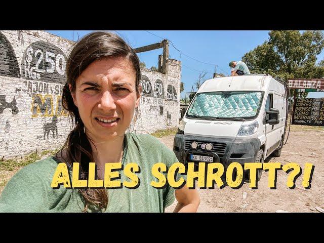 CHAOS, STRESS & HEAT WAVE  shortly before shipping | Van Life South America