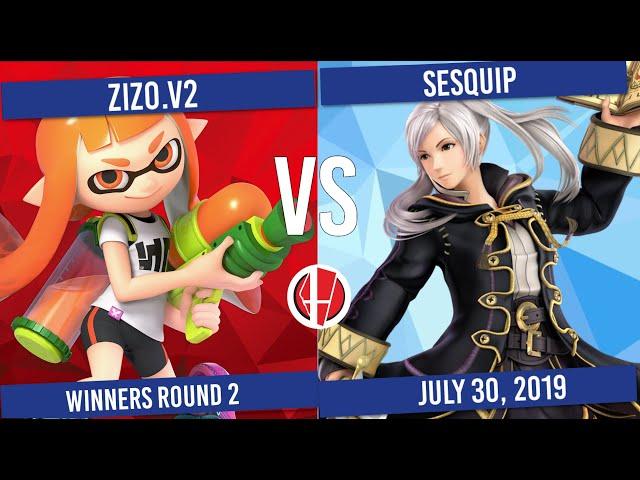 SSBUniversity - Weekly | Zizo.V2 (Inkling) Vs. Sesquip (Robin) | Winners Round 2