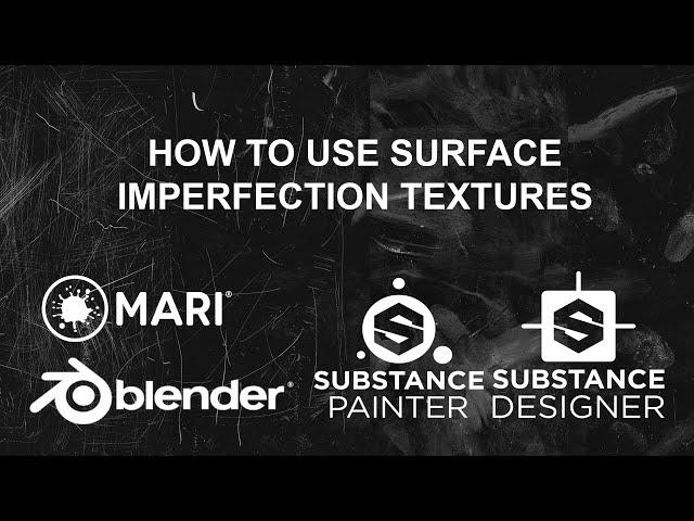 Texture Tutorial | How to use Surface Imperfections - To add dust breakup