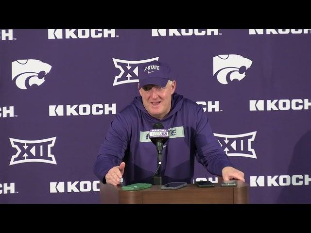 Kansas State Head Coach Chris Klieman Postgame Press Conference vs Arizona State