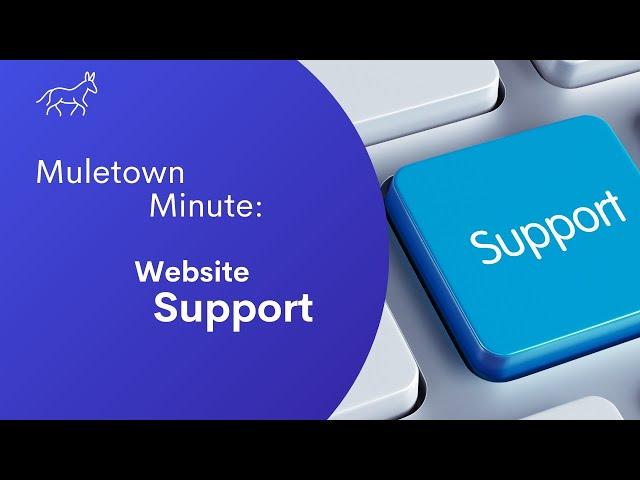 Muletown Minute - Website Support CC