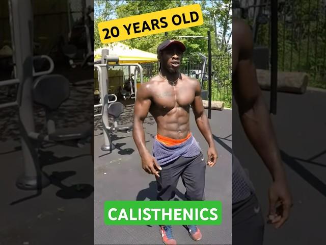 20 YEAR OLD CALISTHENICS ATHLETE WORKS OUT EVERY DAY #shorts #seang #calisthenics