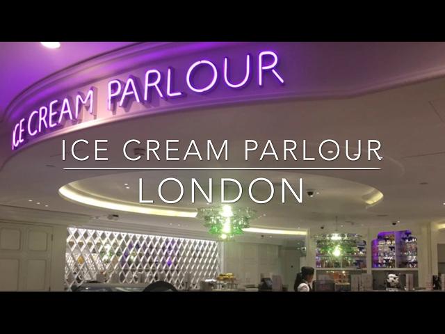 Ice Cream Parlour at Harrods, London | allthegoodies.com
