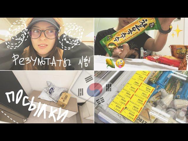 KOREA VLOG DIARY| результаты экзаменов / каковы мои шансы?/ распаковка посылок | 5-6.04.2024