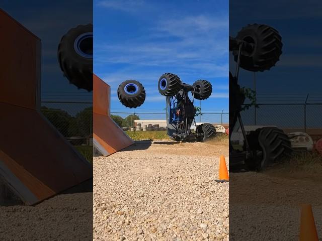 Tire on the Run! #monstertruck #MonsterJam #Ford #GoPro #Losi #RC