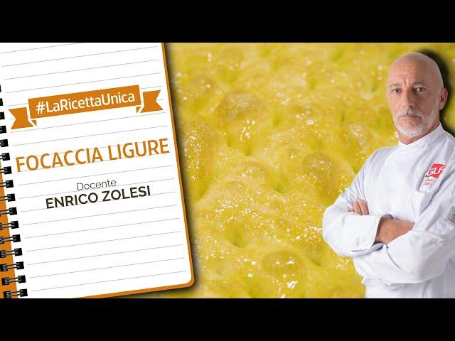  #LaRicettaUnica - Focaccia ligure, di Enrico Zolesi 