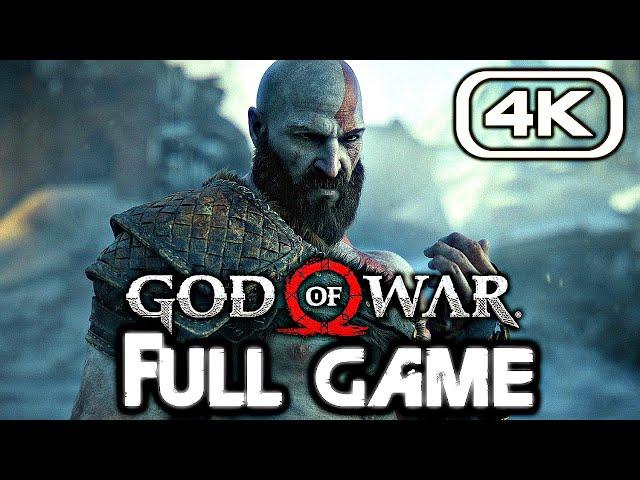 GOD OF WAR Gameplay Walkthrough FULL GAME (4K 60FPS) No Commentary