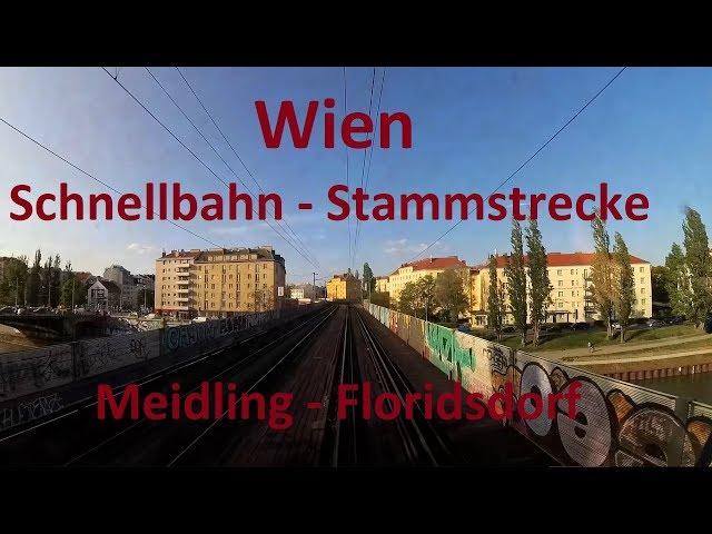 Schnellbahn Wien / Vienna | Meidling - Floridsdorf | Führerstandsmitfahrt / Cab Ride ÖBB 4020