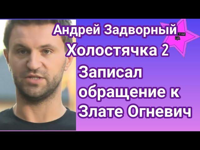 Андрей Задворный Холостячка 2 полная версия видеообращения к Злате Огневич в юморной форме