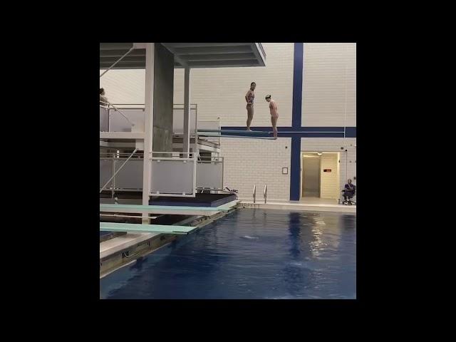 Lauren Gryboski 203b and 303c 1m Springboard Diving