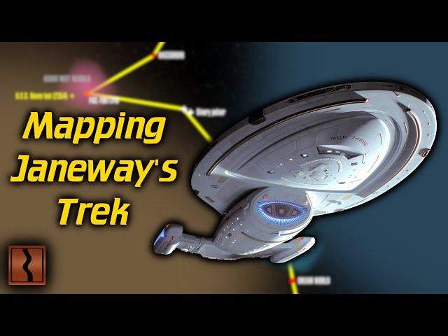 Mapping Voyager's Route Through the Delta Quadrant