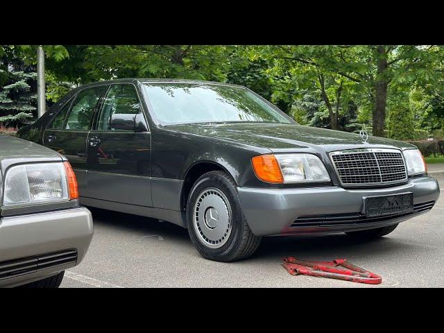30 лет в гараже: купили и отмыли НОВЫЙ W140 Mercedes-Benz 300 SE 1992 года выпуска Капсула времени