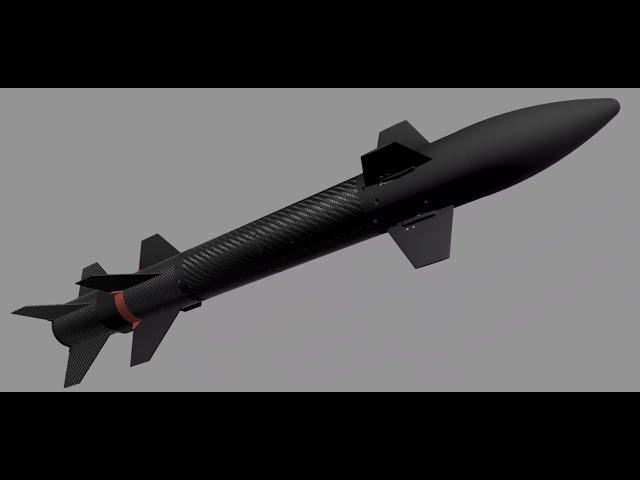 Active attitude control two-stage rocket