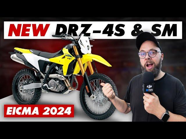 New 2025 Suzuki DRZ-4S & DRZ-4SM Announced: Everything You Need To Know @ EICMA 2024