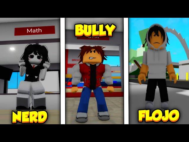 TIPOS DE ALUMNOS EN ROBLOX BROOKHAVEN RP!