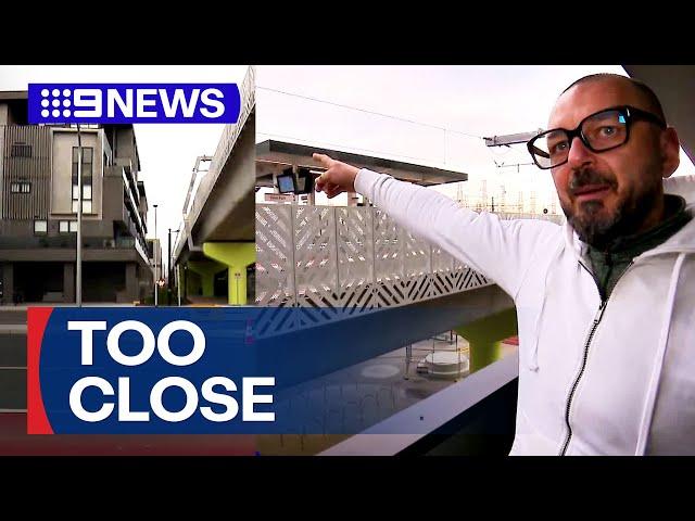 Melbourne residents angry over new railway station | 9 News Australia