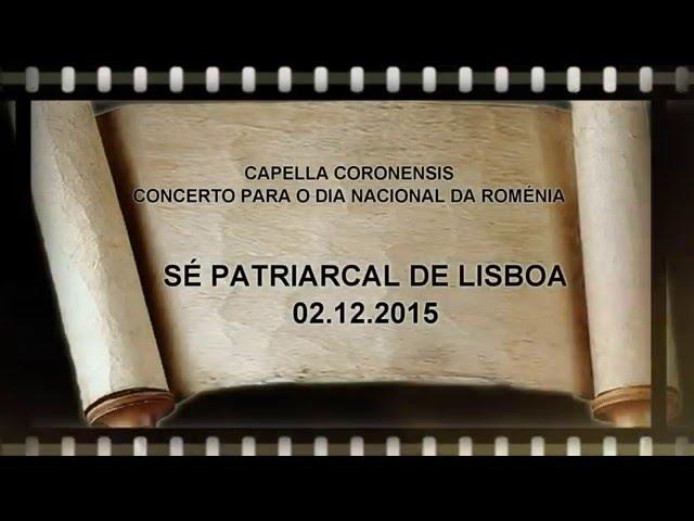 Capella Coronensis_ Am plecat să colindăm( PORTUGALIA 2015)