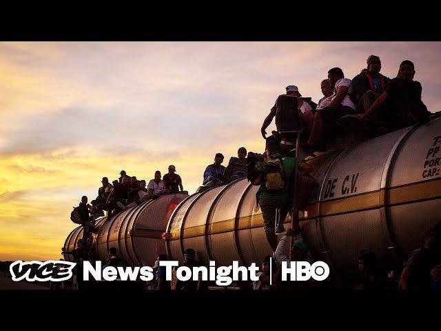 Walking to America with the Migrant Caravan | VICE News Tonight Special Report (HBO)
