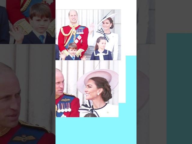 SWEET MOMENT LOUIS PRINCESS CHARLOTTE GEORGE WAITED FOR PRINCESS CATHERINE#britishroyalfamily #SHORT