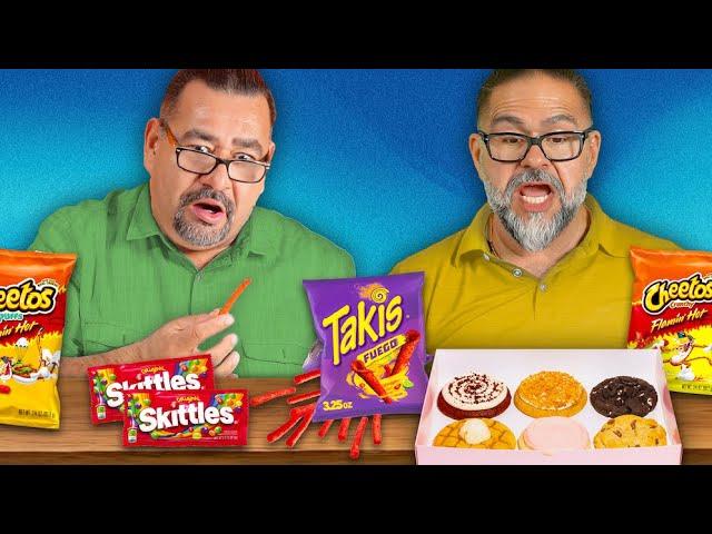 Mexican Dads Try ALL the Snacks!