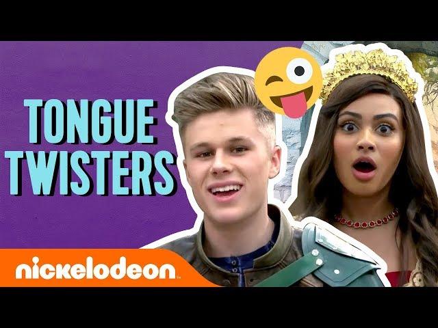 Tongue Twister Challenge w/ Daniella Perkins, Owen Joyner & More! | Knight Squad | #TryThis