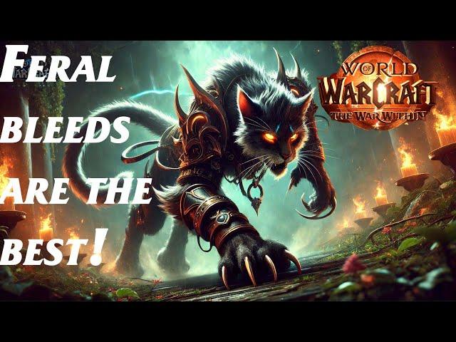 Best feral playstyle BLEEDS! - Feral druid pvp the war within 11.0.7