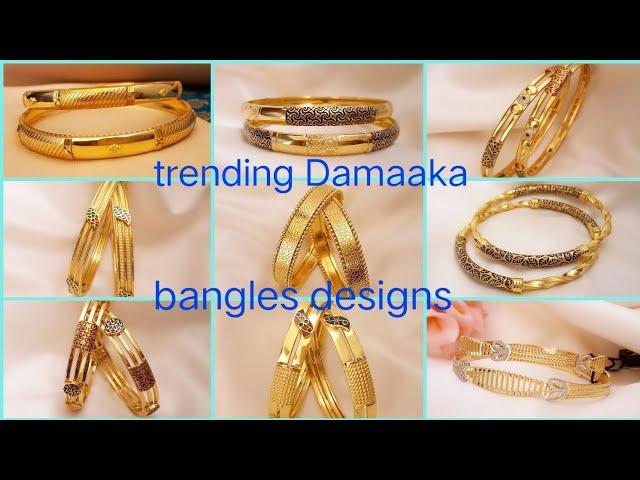 Gold bangles designs 2024 - Gold Bangles - Gold Jewellery Collection - Bangles Design//Latest 22k