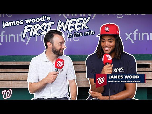 Chatting With James Wood During His First Week As A Major Leaguer