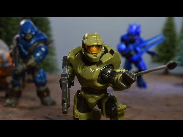 Chief VS Banished Outpost - Halo Mega Construx/Bloks Stopmotion (Xmas Toymation Fest Entry)