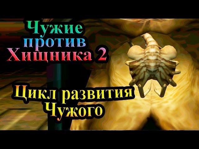 Прохождение Aliens versus Predator 2 (Чужие против Хищника 2) - часть 15 - Цикл развития Чужого