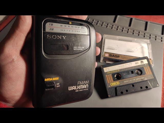 SONY WALKMAN WM-FX113 Dirželio Keitimas