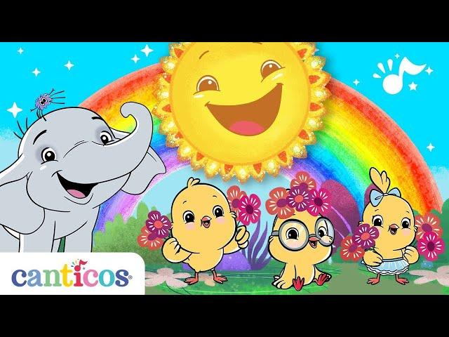 Canticos | Songs for a Good Morning Routine | Bilingual English and Spanish | Spanish Songs