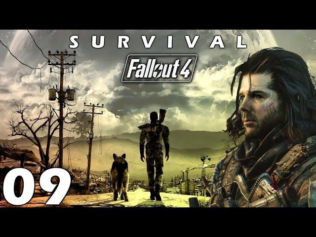 Fallout 4 Live Let's Play Pt. 9 (Survival Mode Difficulty) The Prydwen