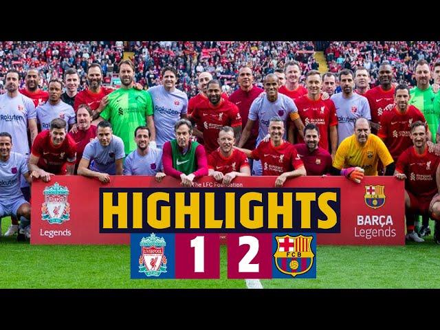  HIGHLIGHTS | LIVERPOOL Legends 1-2 BARÇA Legends