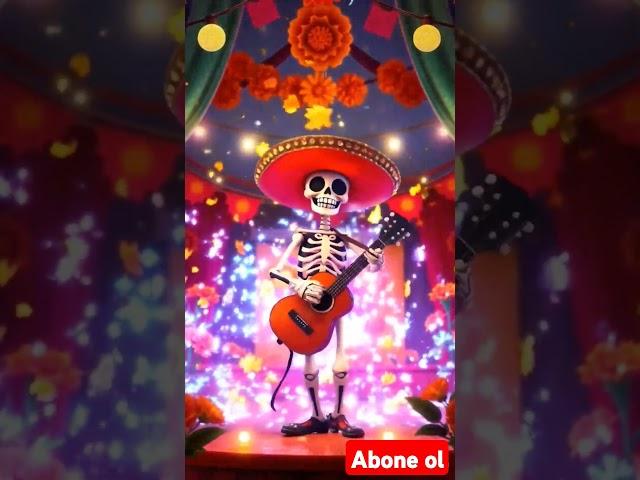 "Skeleton Maestro’s Epic Dance and Guitar Performance! "