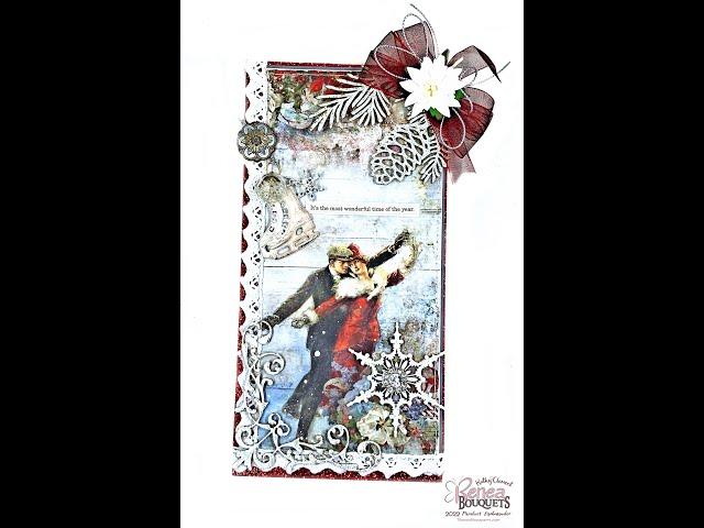 Yuletide Slimline Tea Party in a Box Tutorial with Reneabouquets