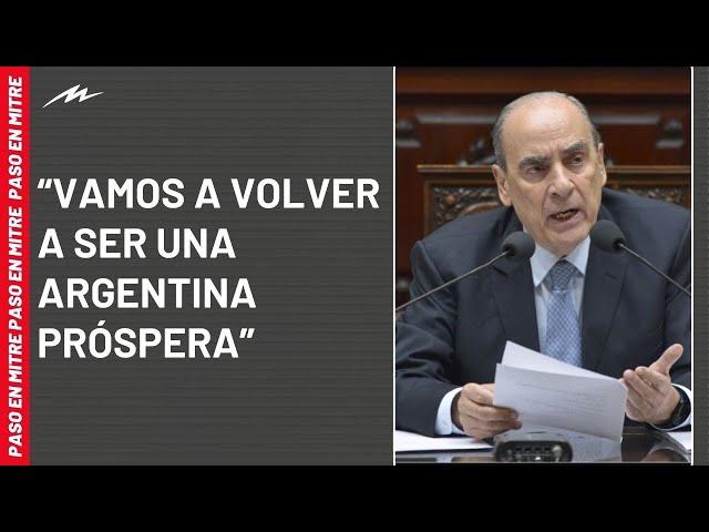 Guillermo Francos hizo un balance del primer año de Javier Milei como presidente y fue contundente