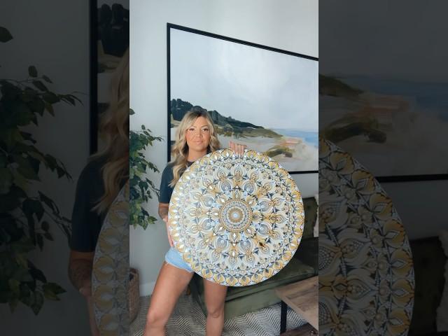 26” Creamy Yellow Mandala Reveal