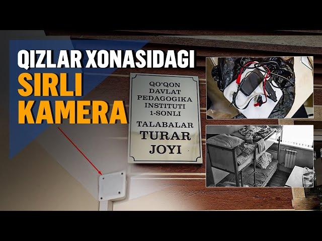 Qizlar yotog‘idagi yashirin kamera